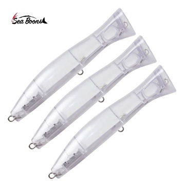 Wholesale Unpainted 20cm 102g Lures: Popper, Topwater, Trolling, and Deep Diving Fishing Lure Blanks