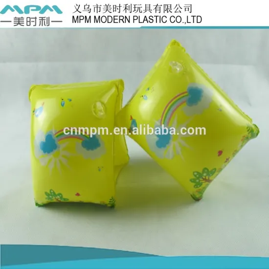 classic design inflatable pvc baby swim arm ring