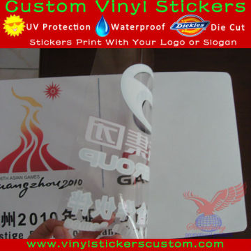 clear plastic stickers