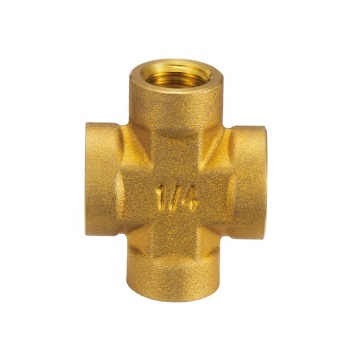 Fitting Tee Forged Brass untuk Koneksi Sistem Pemadam Kebakaran - BJ55014
