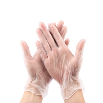 Powder free vinyl disposable gloves CE