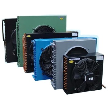 Commercial Air-Cooled Copper Tube Coil Heat Exchanger with Fan