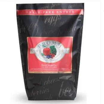 Zipper Top Stand Up Pet Food Packaging Pouch With Custom Printing