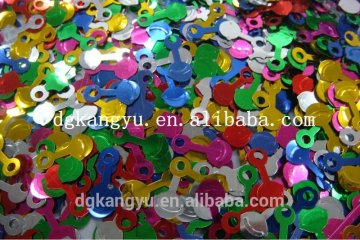 White Iridescent Hexagon glitter sequins supply