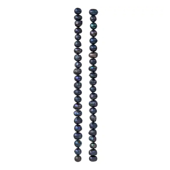 Black Potato Freshwater Pearls for Jewelry Making