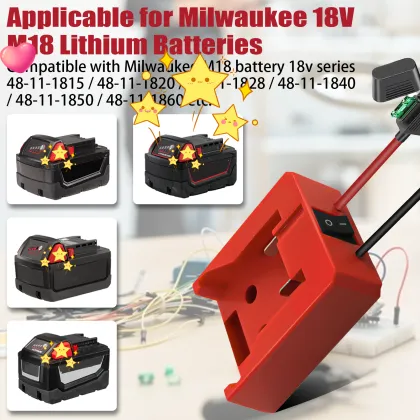 Power Wheel Adapter for Dewalt 20V/60V Battery Converter Kit