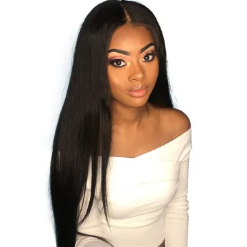 Cheap Wholesale 180% Density Unprocessed Original Real Human Long Hair Lace Front Cuticle Aligned Wig Human Hair Wigs