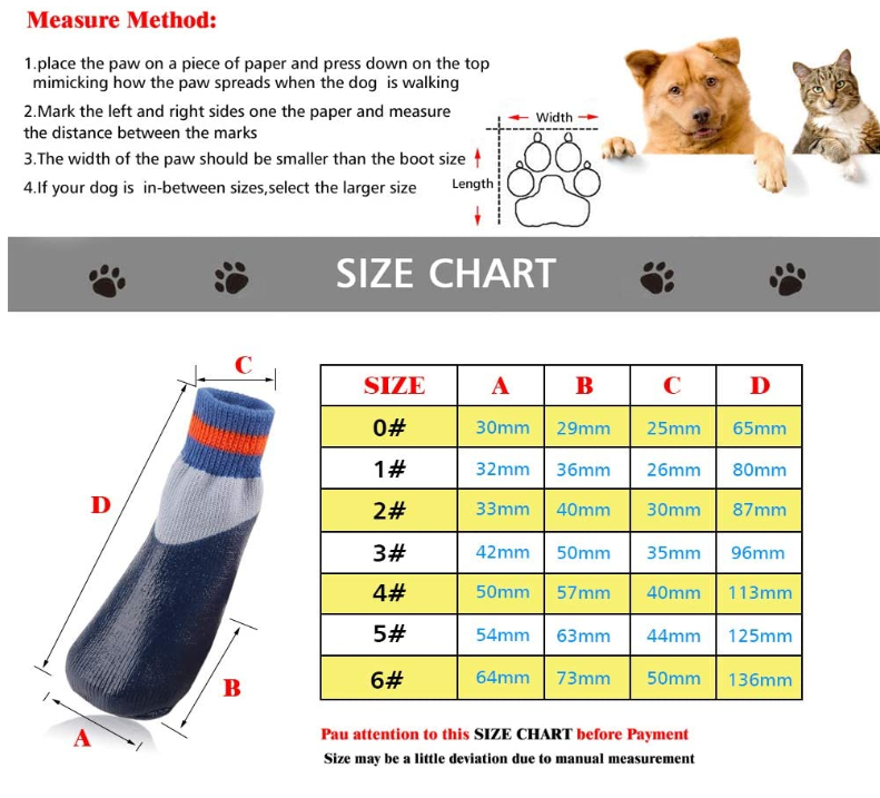 Waterproof Pet Dog Paw Sock