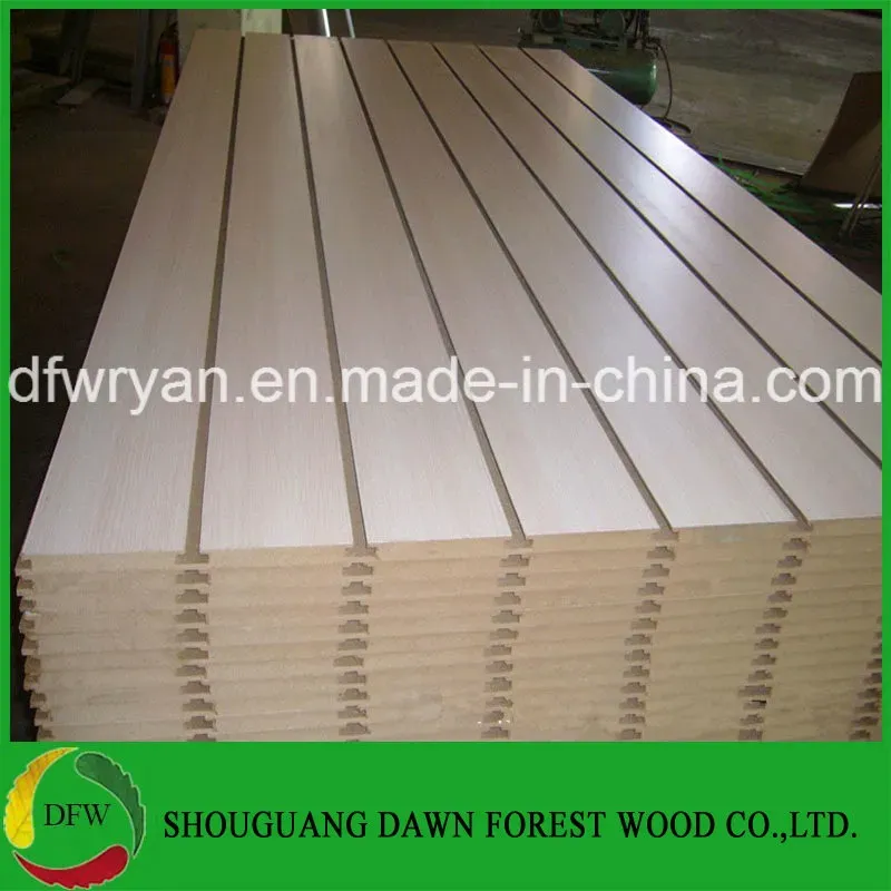 High Glossy Melamine Faced 15/18mm Slot MDF