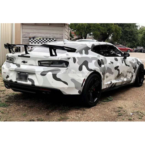 Digital Snow Camouflage PVC Vinyl Wrap