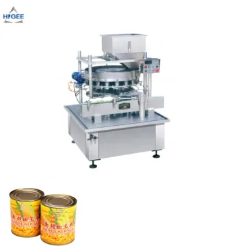 Canned Sweet Corn Kernel Filler Seamer Labeller Machine