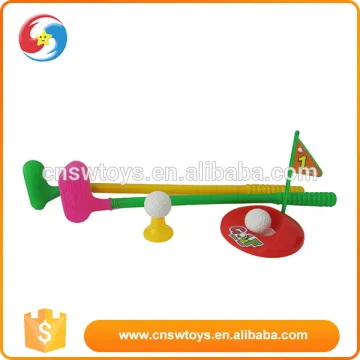 Hot sell outdoor sport toys set practice children cheap plastic golf toy