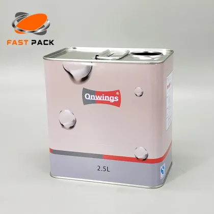 olive oil tin cans food grade with spout