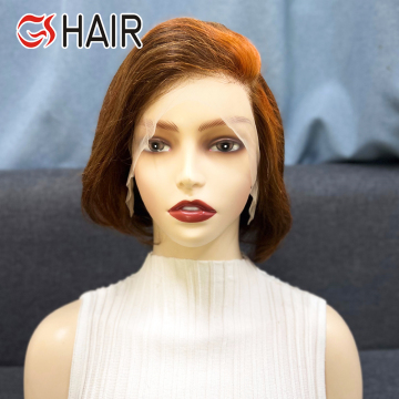 GS Hot Sale Short Pixie Cut Human Hair Wig for Black Women