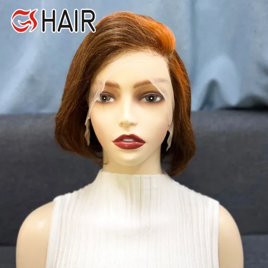 GS Hot Sale Short Pixie Cut Human Hair Wig for Black Women