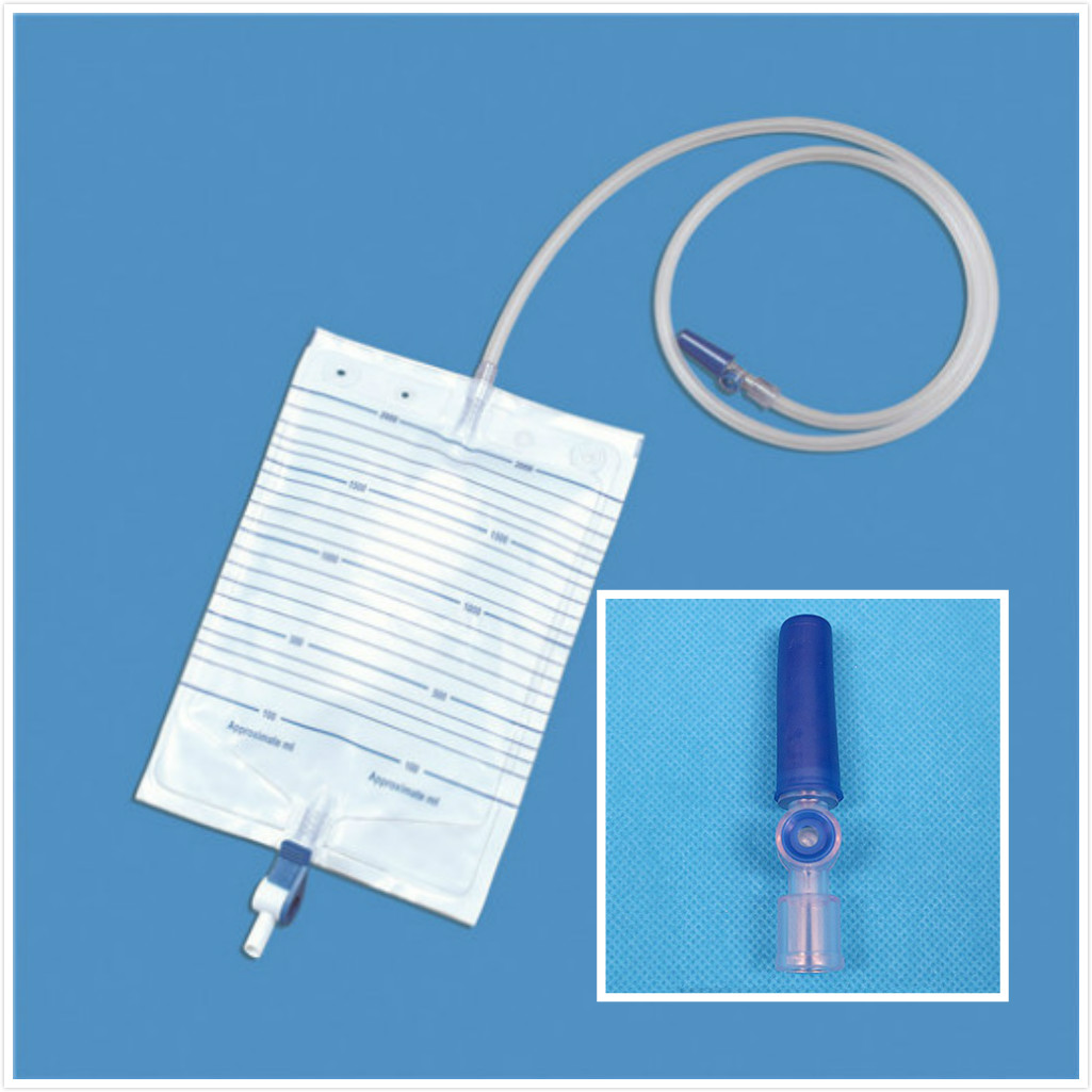 Economic Urine Bag with Sampling Port Valve