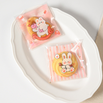 Wholesale Clear Self Adhesive Candy Bags - Custom Lovely Smile Design