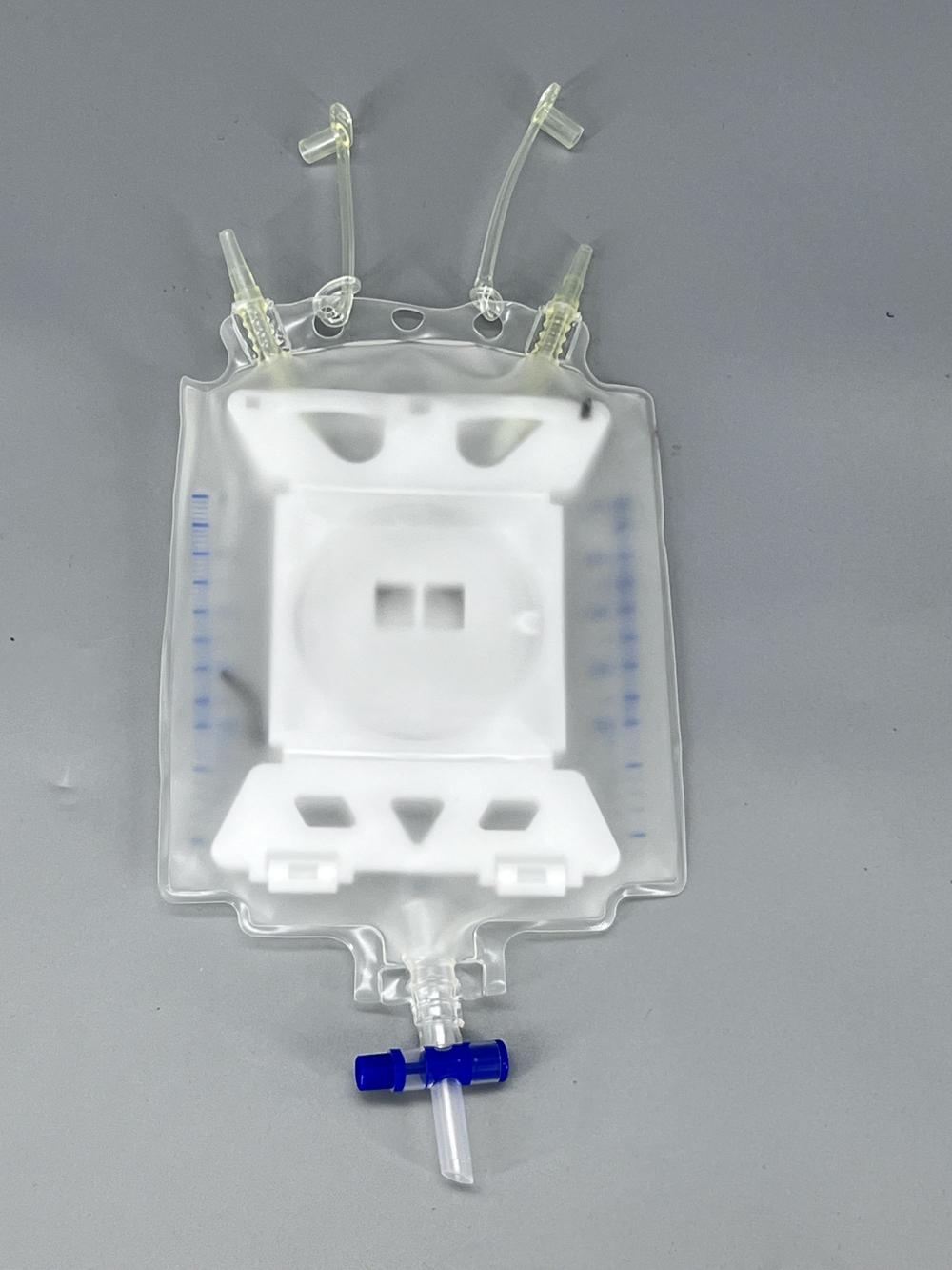 Conjunto de drenagem do instrumento de cirurgia para dispositivos de cuidados com feridas