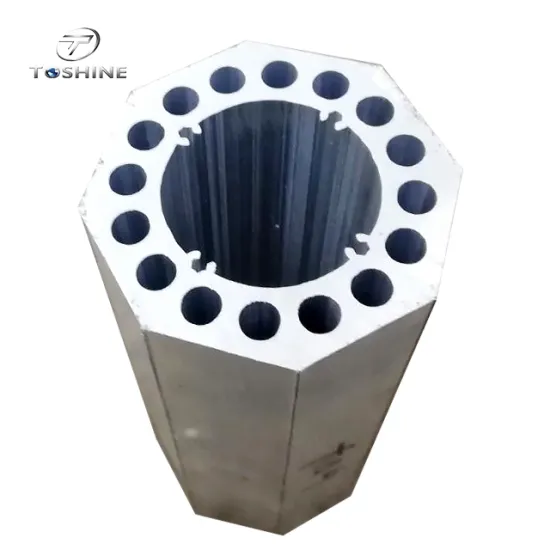 High Power LED Octagonal Aluminum Heatsink Extrusions with Various Surface Treatments