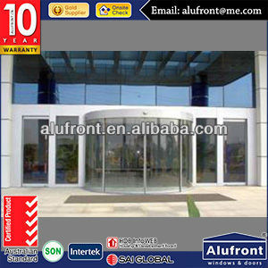 auto sensor glass sliding door for commercial