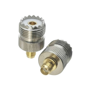 1pcs UHF female jack to SMA female jack RF coaxial adapter connector