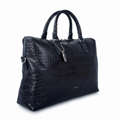 Fashion Crocodile Pattern Top Layer Cowhide Tote Bag