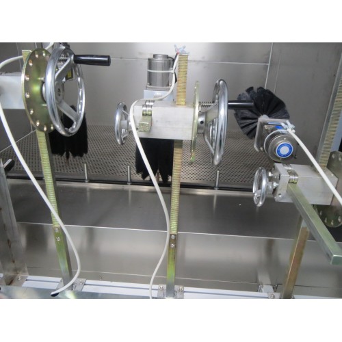 glass bottles with metal screw cap painting machine