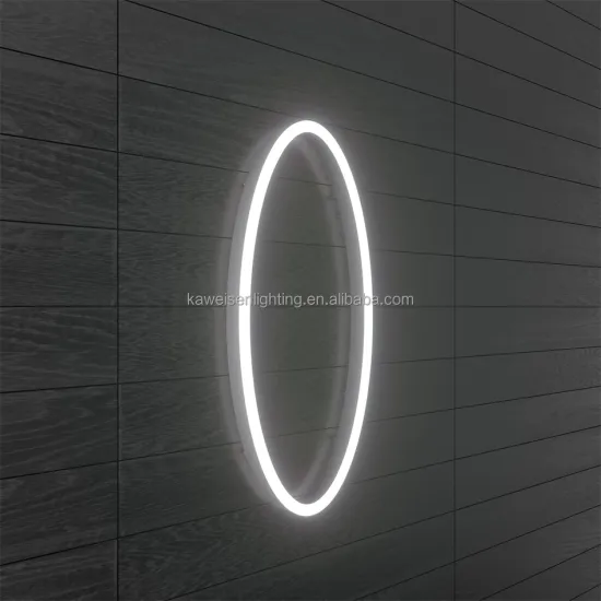 Customizable Creative Linear Elliptical Ring LED Wall Light for Lobby, Villa, Hallway & Building Illumination