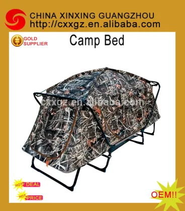 outdoor camping military grade camp bed