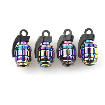 Colorful Aluminum Alloy Valve Cover for Bicycle and Car