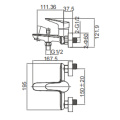 Prolifeplus mixer shower with divertor