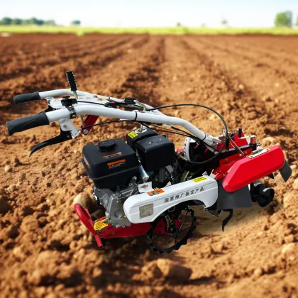 New Micro-tiller 2-Wheel Agricultural Machinery: Ridge Support Ditching Cultivator