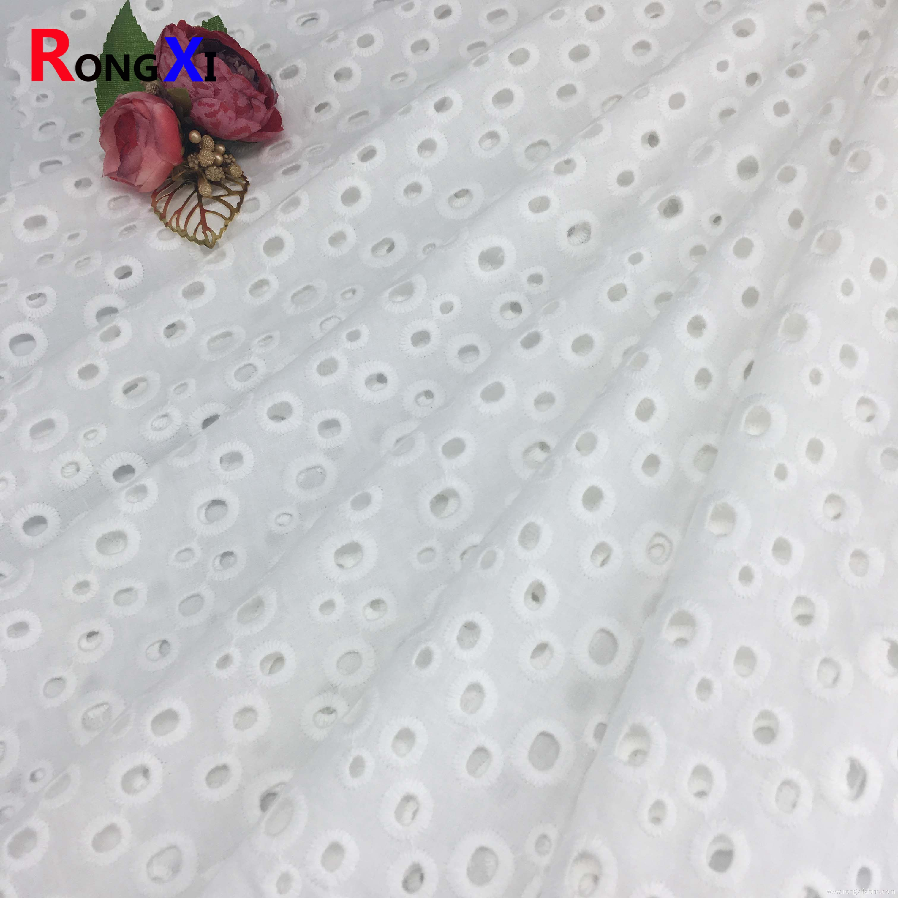 Recyclability Cotton Fabric White Cloth Cotton Fabric Custom