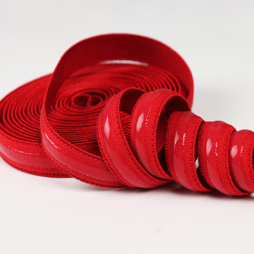Sustainable Non Slip Custom Elastic Rubber Silicone 10mm Webbing