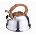 Popular woodlike handle stovetop induction capsulated kettle