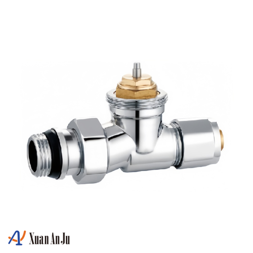 صمام زاوية عملي وأنيق مطلي بالكروم