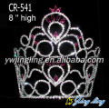 8"Large Rhinestone Big Tall Pageant Crowns