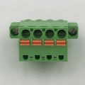 spring female pluggable terminal block with locking screws