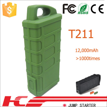 Box multifunctional Universal Li-po 12000mAh gasoline car jump starter mini car battery charger carpow portable car jump
