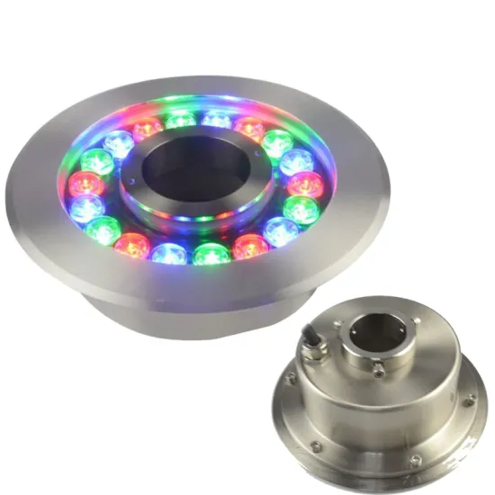 Aluminium 12V Submersible Waterproof RGB Underwater LED Lamp with Remote Control for Swimming Pool Lights