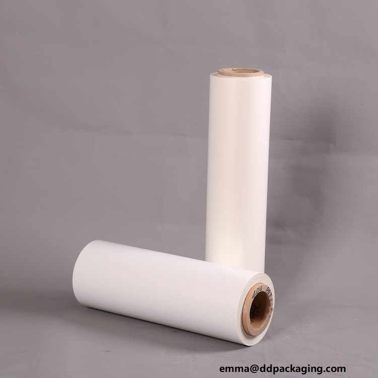 0.40mm Electrical Milky White PET Mylar Film Roll