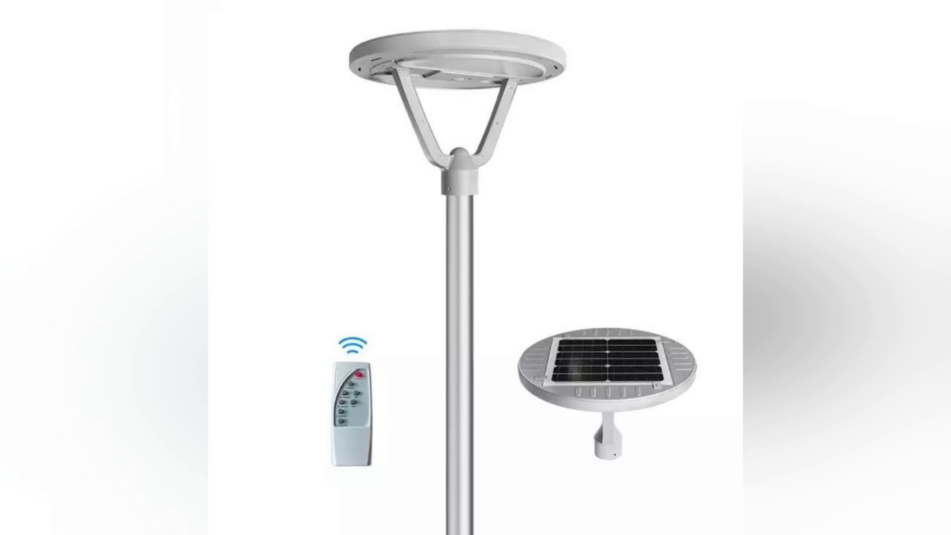 Solar-Powered Outdoor Street Light with IP66 Waterproof Rating