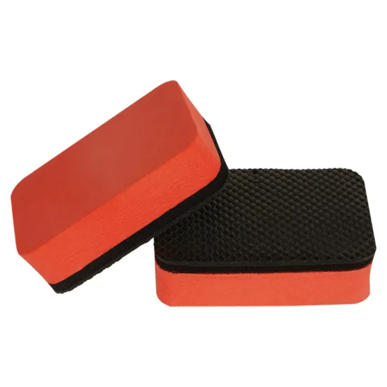 Wholesale Car Cleaning Sponge Block Cleaner Wax Polishing Pad Sponge Red Black Car Magic Eraser Sponge