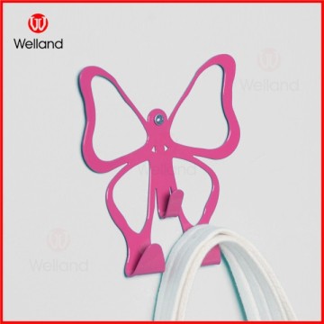 Wall Mounted Decorative Butterfly Metal Hook