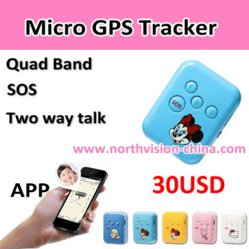 Mini GPS Tracker with Sos and APP Function