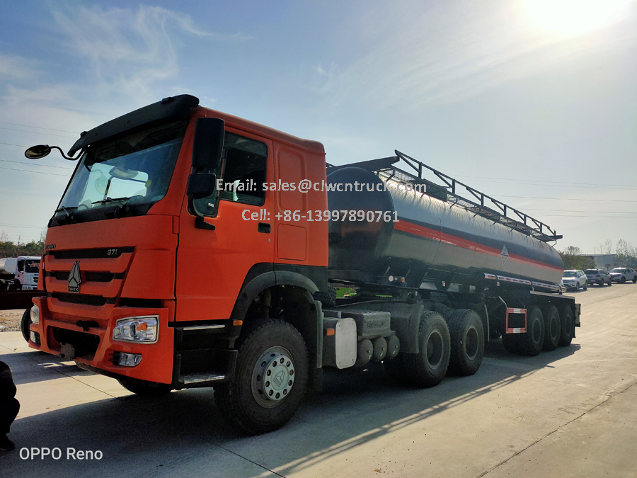 chemical tanker truck