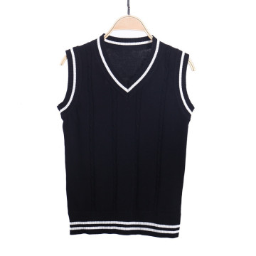 Hot Sale Autumn Winter Baby Boys' Knitted Vest Cardigan for School Uniform