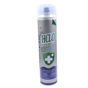 Spray desinfectante de ácido hipocloro para fty
