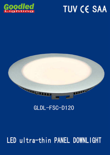 57lm/w 7w Dimmable Led Ceiling Panel Lights For Kitchen, Warm White, Energy Saving