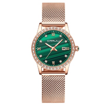Luxury Crystal Women's Quartz Bracelet Wristwatch